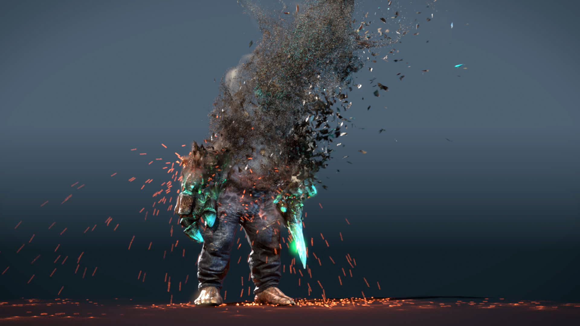 Create Disintegration VFX in Houdini & Nuke